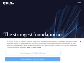 'bitgo.com' screenshot