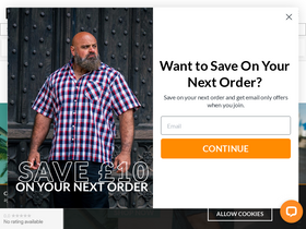 'bigclothing4u.co.uk' screenshot