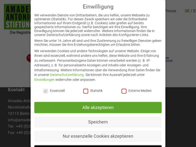 'amadeu-antonio-stiftung.de' screenshot