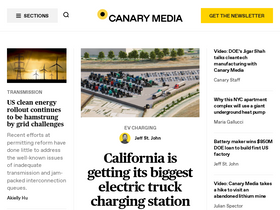 'canarymedia.com' screenshot