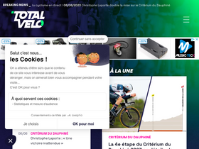 'total-velo.com' screenshot