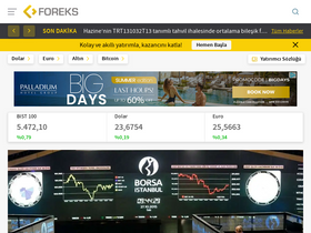 'foreks.com' screenshot