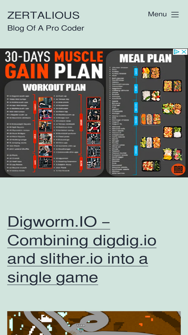 Digworm.IO - Combining digdig.io and slither.io into a single game