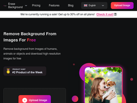 Erase bg - Instant AI-driven background removal and image editing for any project.