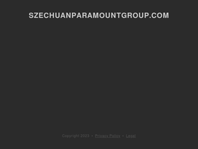 szechuanparamountgroup.com