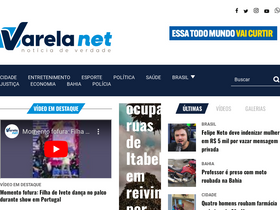 'varelanet.com.br' screenshot