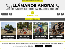 'intermaquinas.online' screenshot