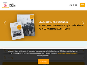 'sehirhatlari.istanbul' screenshot