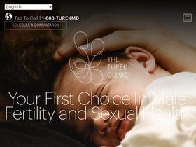 'theturekclinic.com' screenshot