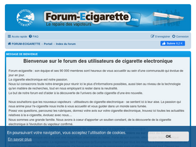 'forum-ecigarette.com' screenshot