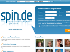 'spin.de' screenshot