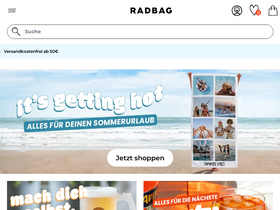 'radbag.de' screenshot