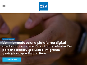 'veninformado.pe' screenshot
