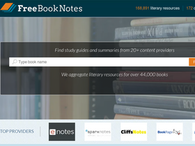 'freebooknotes.com' screenshot