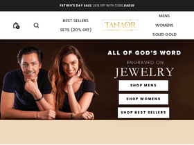 tanaorjewelry.com website screenshot