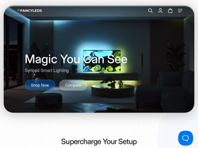 Fancyleds homepage screenshot