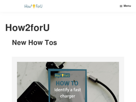 'how2foru.com' screenshot