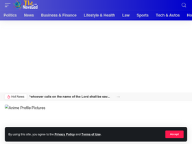 'thenewsgod.com' screenshot
