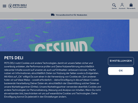 'petsdeli.de' screenshot