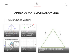 'mdematematicas.com' screenshot