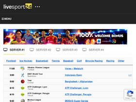 'livesport24.net' screenshot