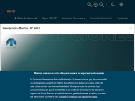 'unitecnar.edu.co' screenshot