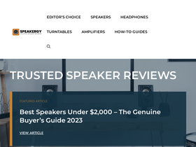 'speakergy.com' screenshot