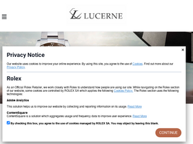 'lucerneluxe.com' screenshot