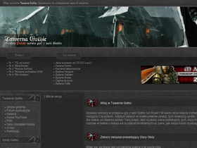 'tawerna-gothic.pl' screenshot