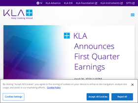 'kla-tencor.com' screenshot