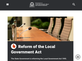'dlgsc.wa.gov.au' screenshot