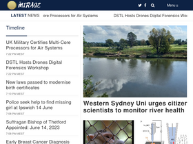 'miragenews.com' screenshot