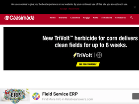 'caasimada.net' screenshot
