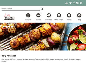 'lovepotatoes.co.uk' screenshot