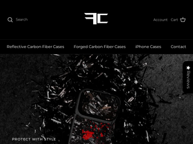 fibrecases.com homepage screenshot