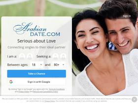'arabiandate.com' screenshot