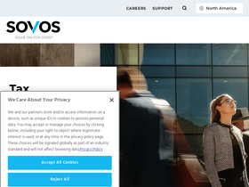 'sovos.com' screenshot