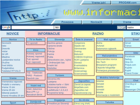 'informacije.si' screenshot