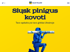 'blue-yellow.lt' screenshot