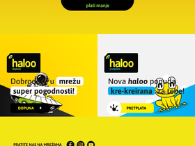 'haloo.ba' screenshot