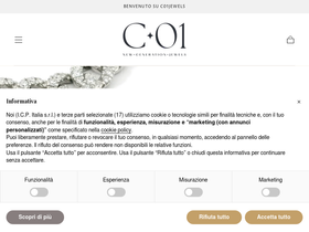 C-01 Jewels homepage screenshot