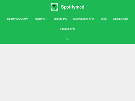 'spotifymod.com' screenshot