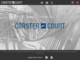 'coaster-count.com' screenshot
