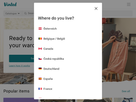 'vinted.co.uk' screenshot