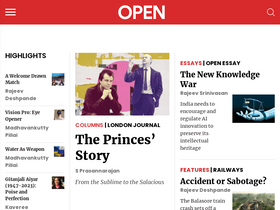 'openthemagazine.com' screenshot