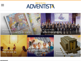 'revistaadventista.com.br' screenshot