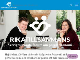 'rikatillsammans.se' screenshot