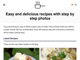 'esterkocht.com' screenshot