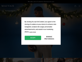 MAUVAIS (USA) website screenshot