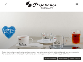 'pasabahcemagazalari.com' screenshot